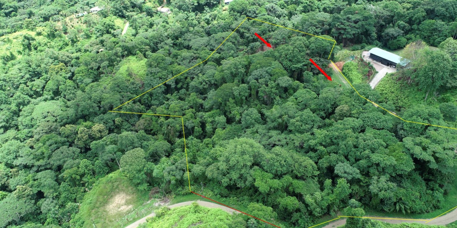 4.6 Acre Mountain-View Lot with Creek, Jungle & ASADA Water, Ready to Build in Finca Maranon in Ojochal Costa Rica 4.6 Acre Mountain-View Lot with Creek, Jungle & ASADA Water, Ready to Build in Finca Maranon in Ojochal Costa Rica