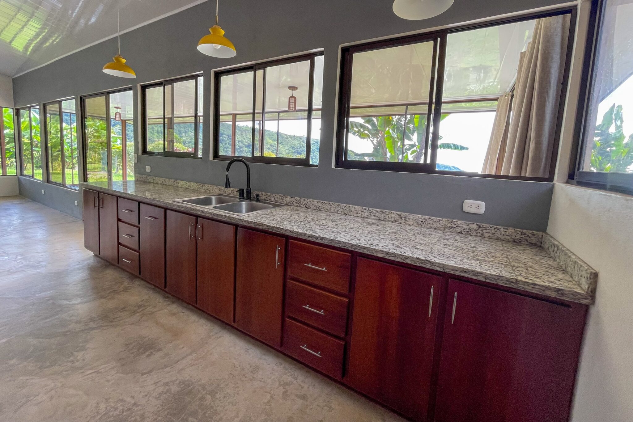 Spacious & Bright 1-Bedroom Home with Big Outdoor Living Space & Panoramic Mountain Views in a Peaceful Environment in Serenity Gardens above Tres Rios Costa Rica