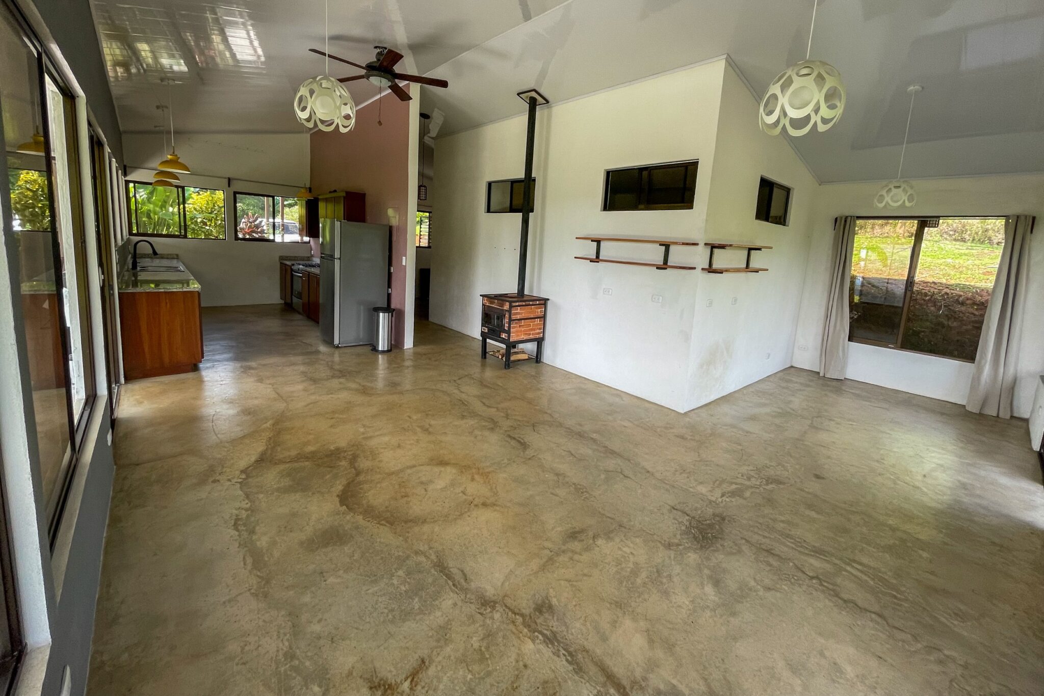 Spacious & Bright 1-Bedroom Home with Big Outdoor Living Space & Panoramic Mountain Views in a Peaceful Environment in Serenity Gardens above Tres Rios Costa Rica