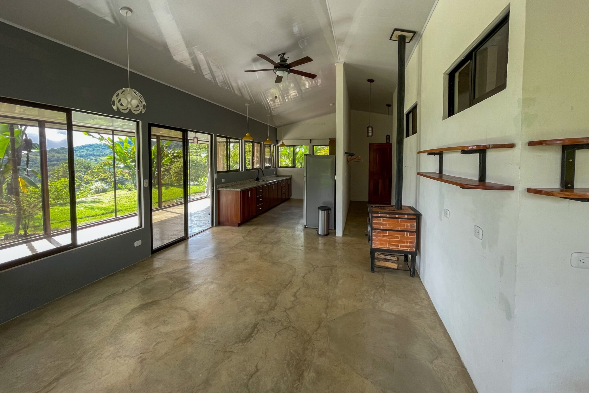 Spacious & Bright 1-Bedroom Home with Big Outdoor Living Space & Panoramic Mountain Views in a Peaceful Environment in Serenity Gardens above Tres Rios Costa Rica