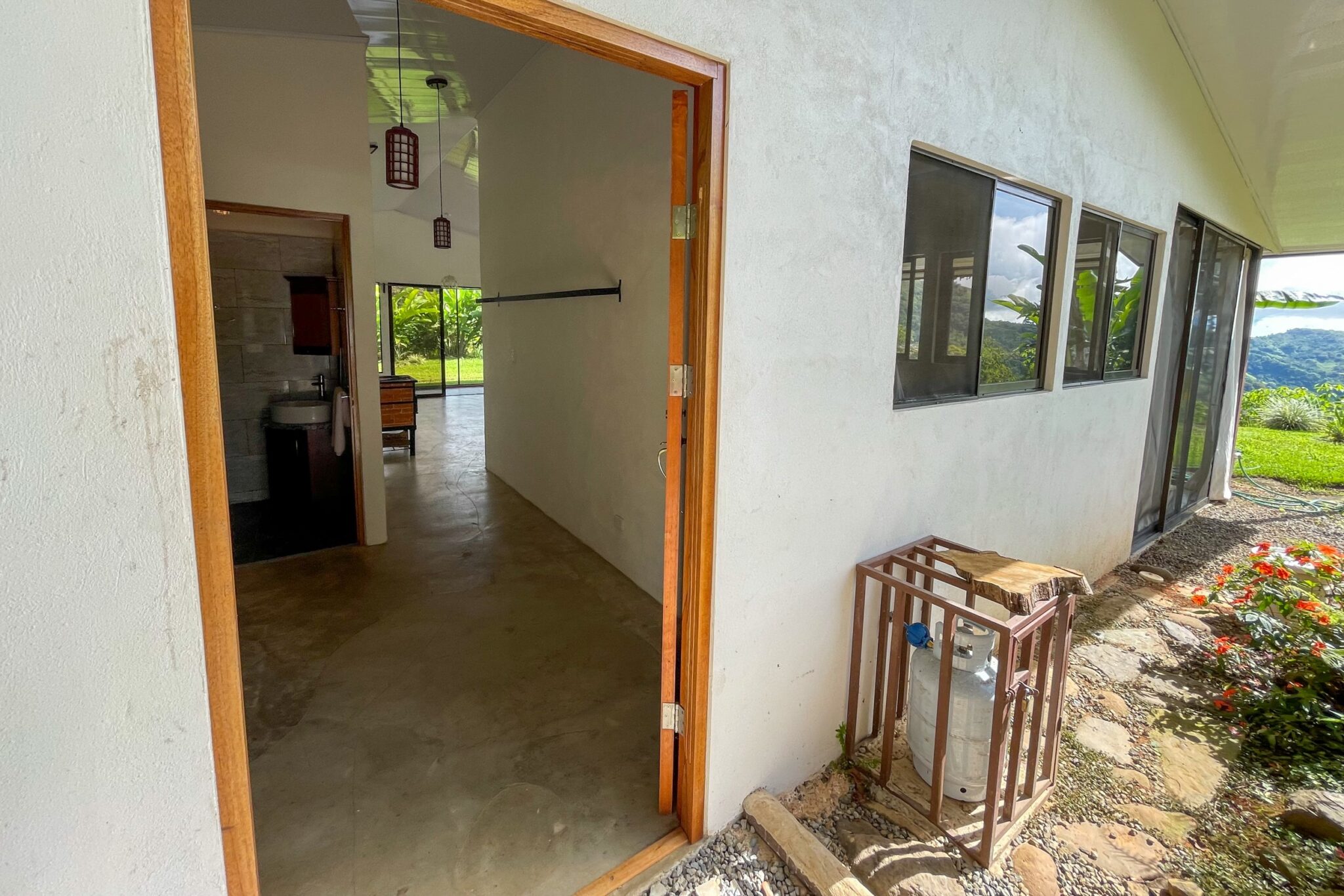 Spacious & Bright 1-Bedroom Home with Big Outdoor Living Space & Panoramic Mountain Views in a Peaceful Environment in Serenity Gardens above Tres Rios Costa Rica