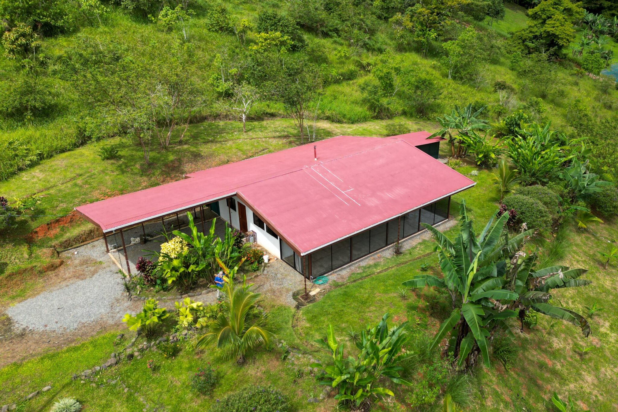 Spacious & Bright 1-Bedroom Home with Big Outdoor Living Space & Panoramic Mountain Views in a Peaceful Environment in Serenity Gardens above Tres Rios Costa Rica