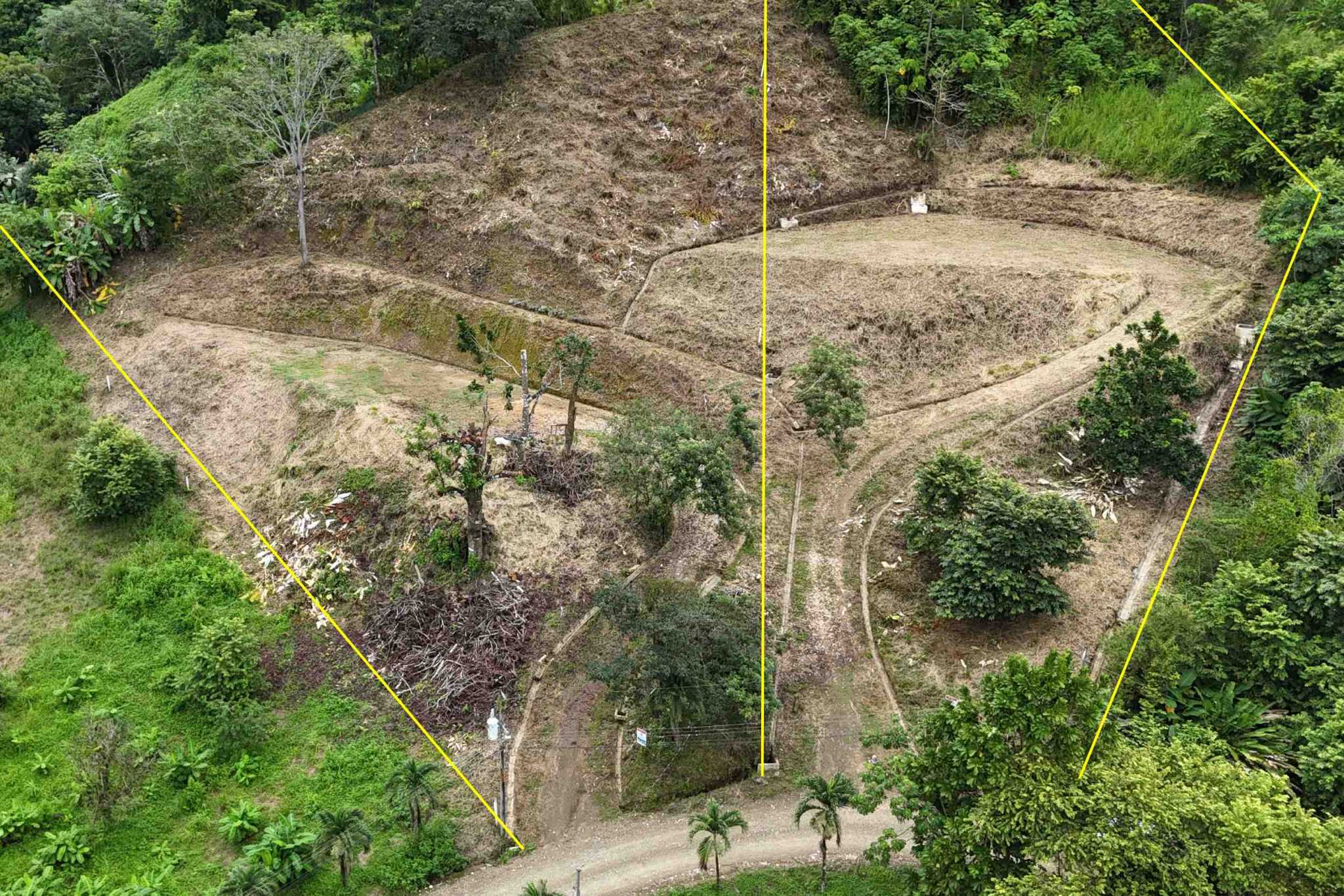 default Lot with Big Ocean Views and Legal Water, Internet & Easy Access in Ojochal Costa Rica