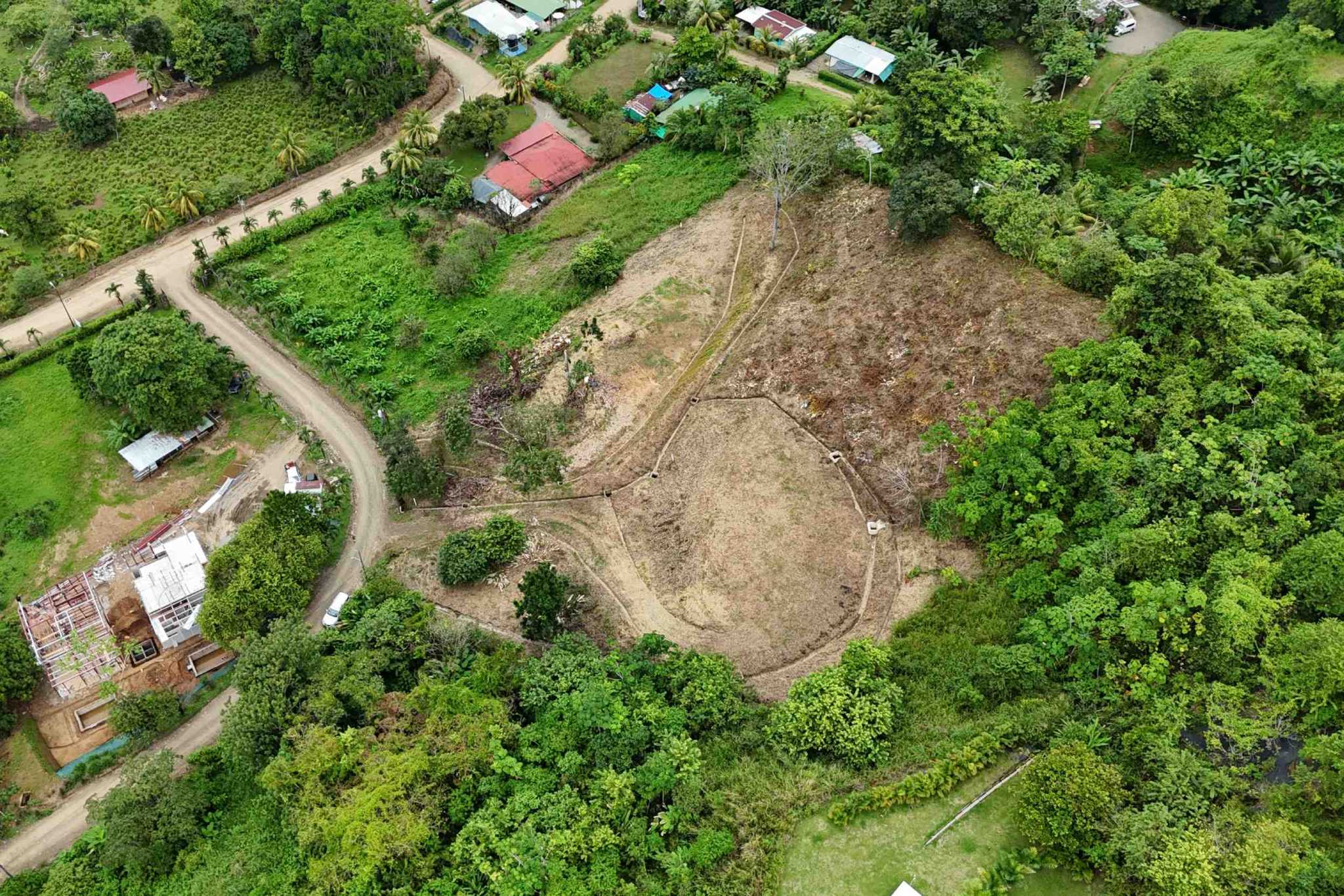 default Lot with Big Ocean Views and Legal Water, Internet & Easy Access in Ojochal Costa Rica