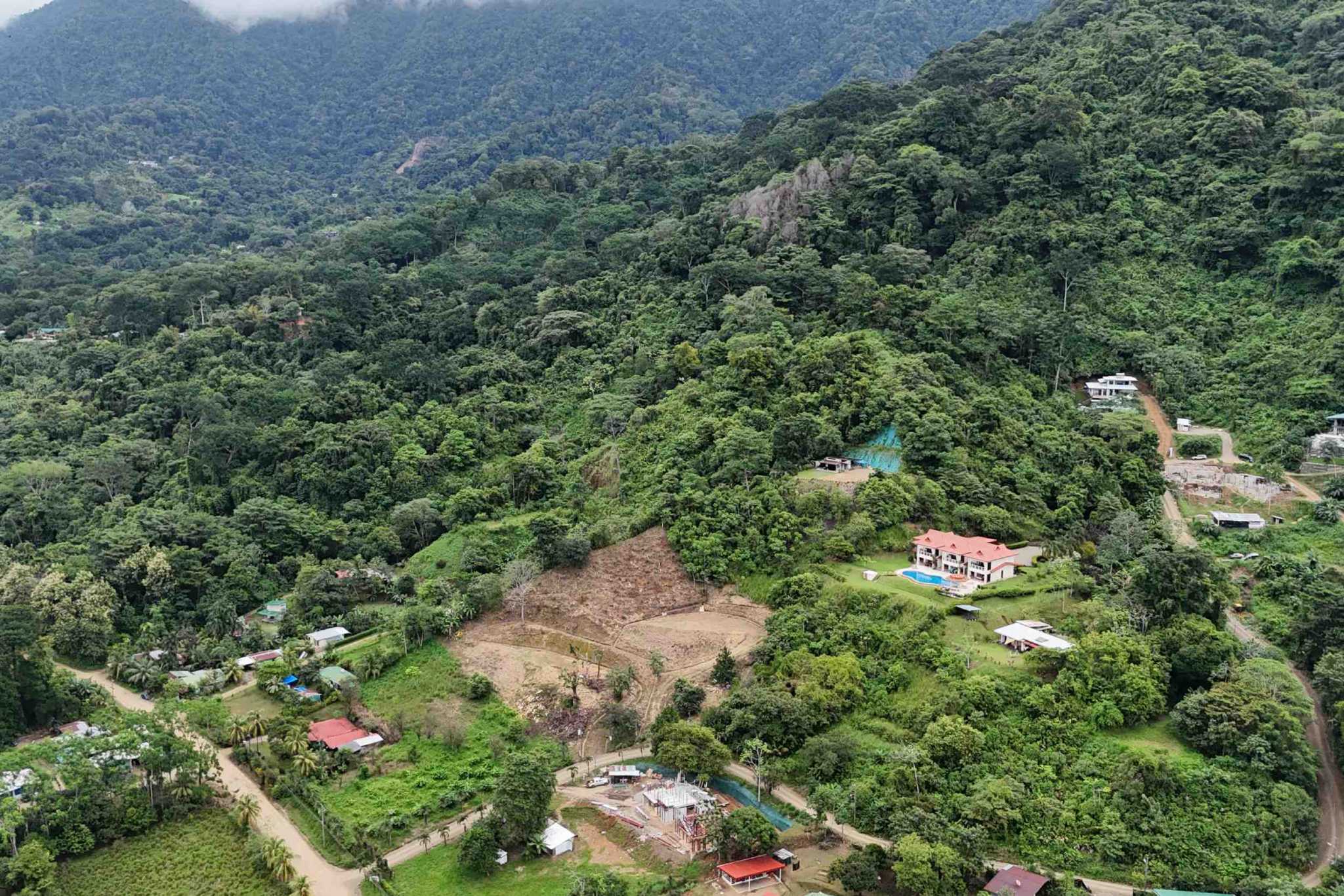 default Lot with Big Ocean Views and Legal Water, Internet & Easy Access in Ojochal Costa Rica