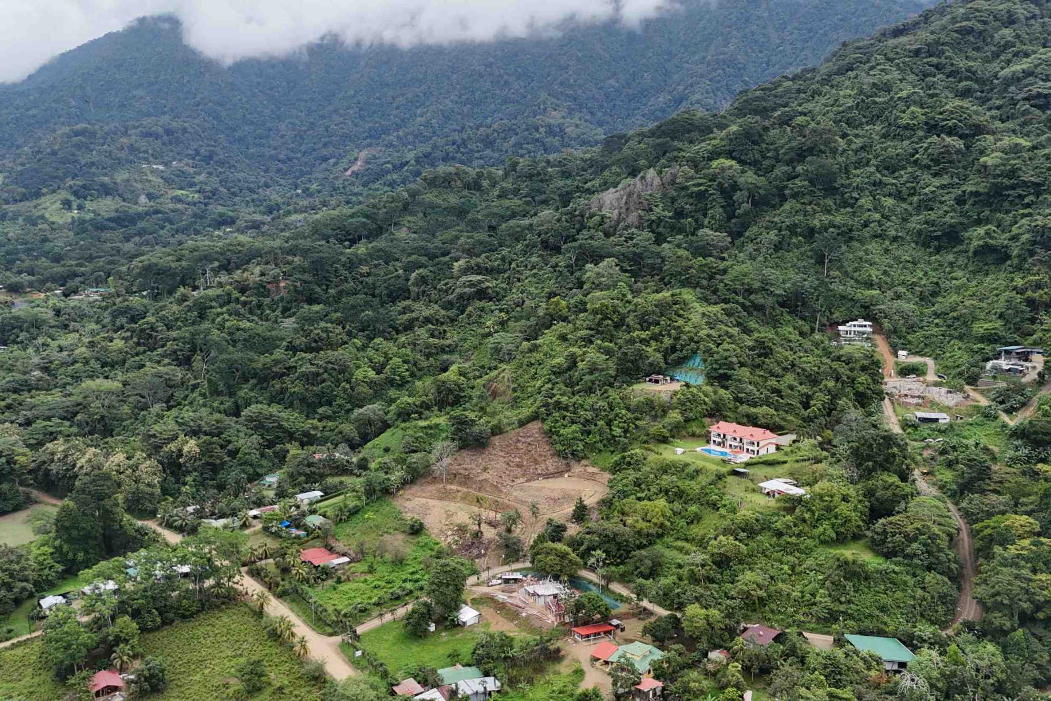 default Lot with Big Ocean Views and Legal Water, Internet & Easy Access in Ojochal Costa Rica