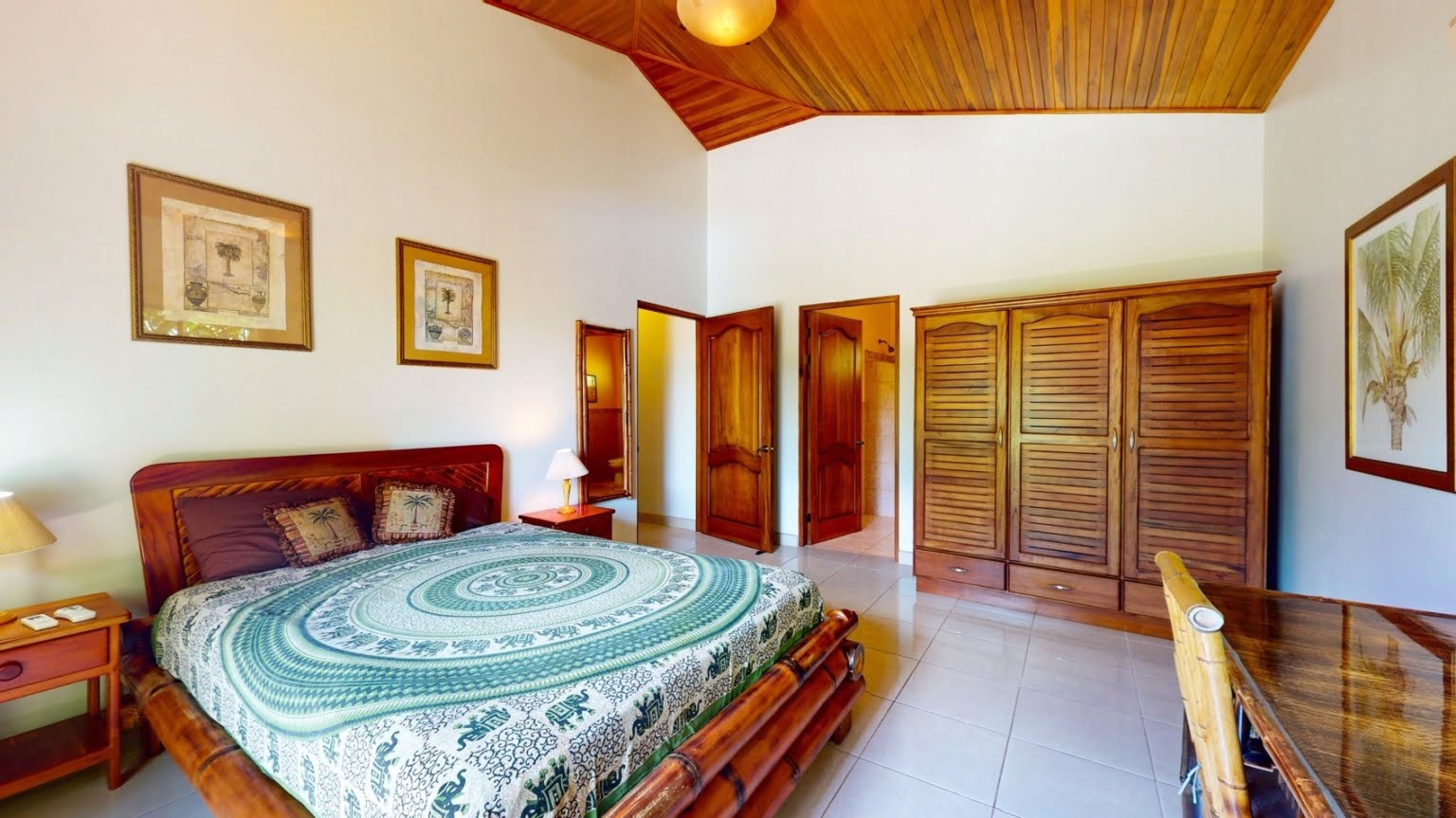 Comfy 2-Bedroom Ocean View Home with Pool on 8.5 Acres near Playa Ventanas in Ojochal Costa Rica