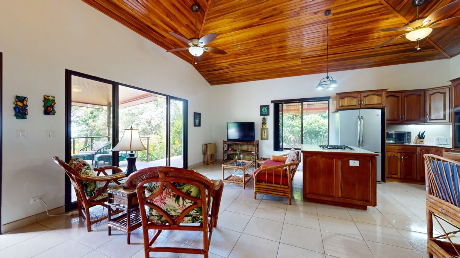 Comfy 2-Bedroom Ocean View Home with Pool on 8.5 Acres near Playa Ventanas in Ojochal Costa Rica