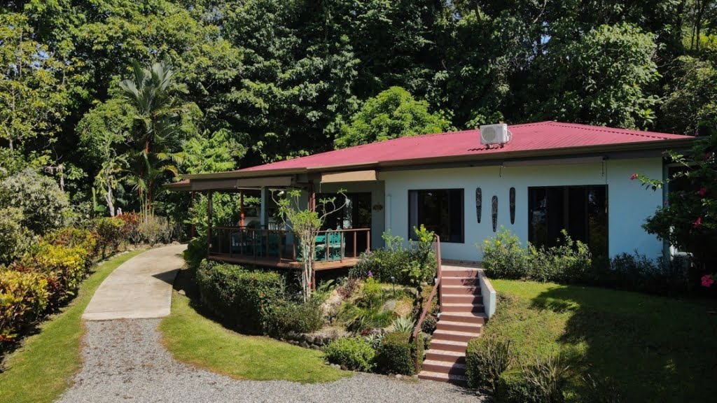 Comfy 2-Bedroom Ocean View Home with Pool on 8.5 Acres near Playa Ventanas in Ojochal Costa Rica