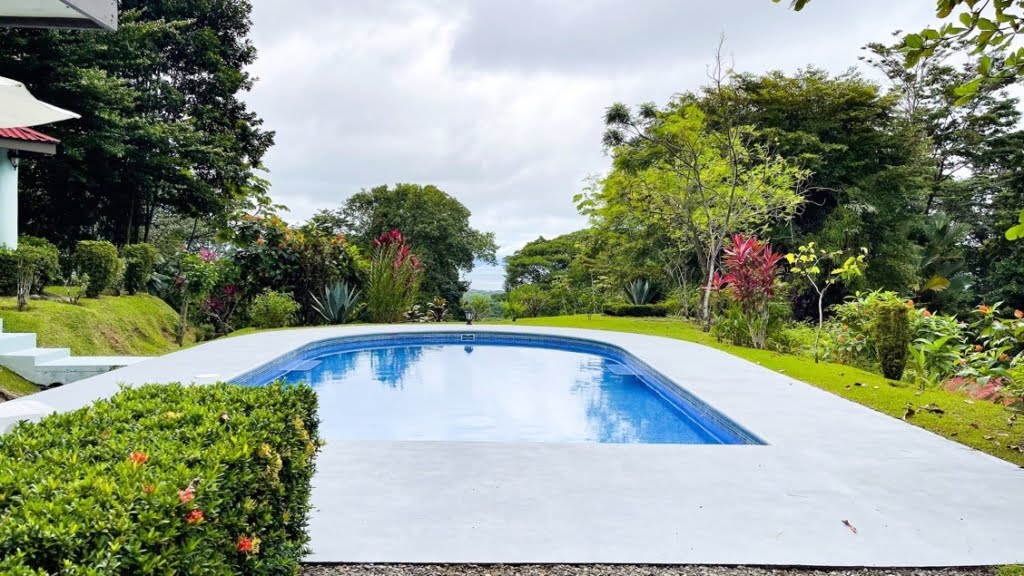 Comfy 2-Bedroom Ocean View Home with Pool on 8.5 Acres near Playa Ventanas in Ojochal Costa Rica