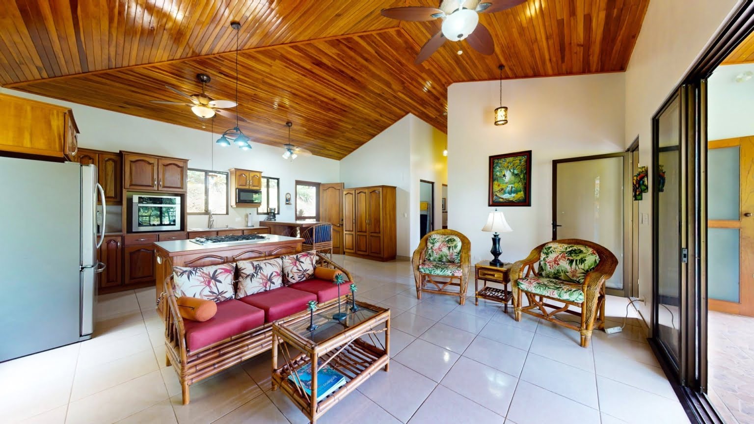 Comfy 2-Bedroom Ocean View Home with Pool on 8.5 Acres near Playa Ventanas in Ojochal Costa Rica