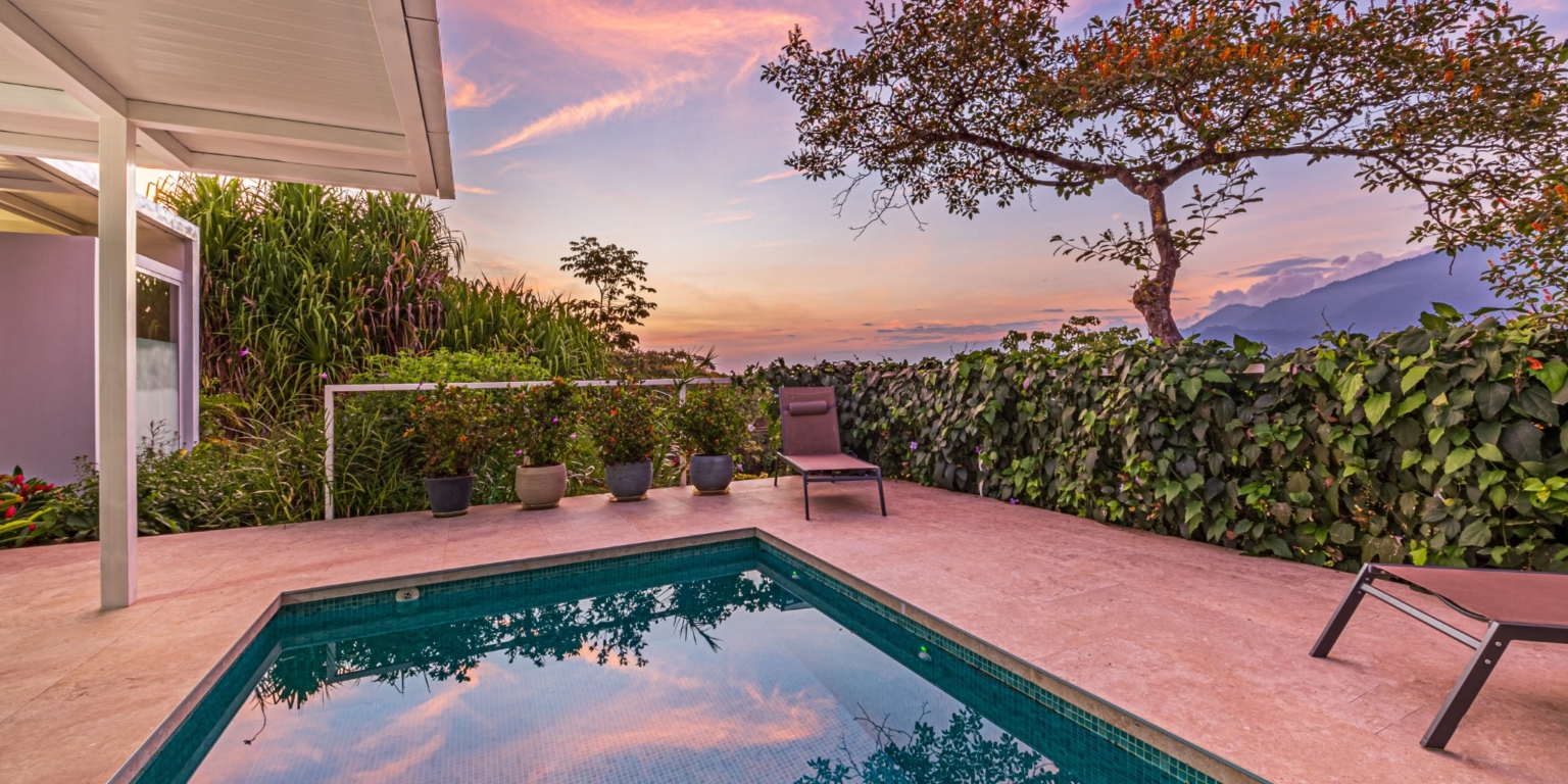 Stunning Mountain & Ocean View Home in Easy Access Location in Ojochal Costa Rica