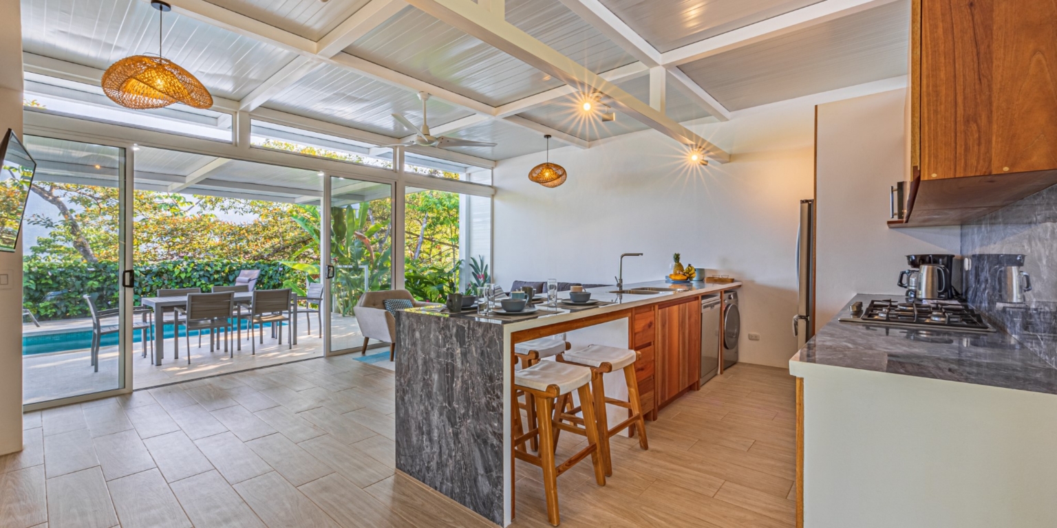 Stunning Mountain & Ocean View Home in Easy Access Location in Ojochal Costa Rica