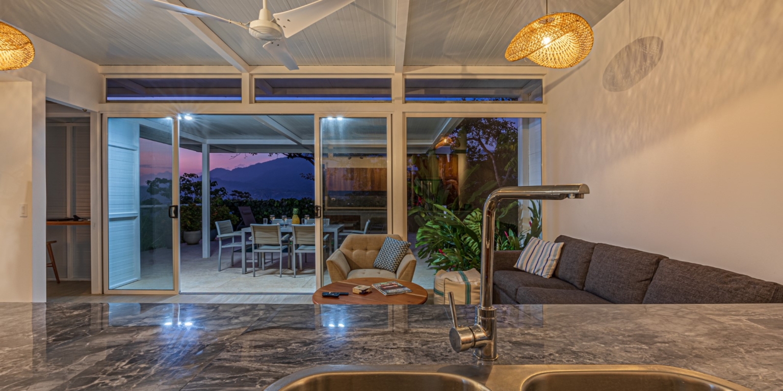 Stunning Mountain & Ocean View Home in Easy Access Location in Ojochal Costa Rica