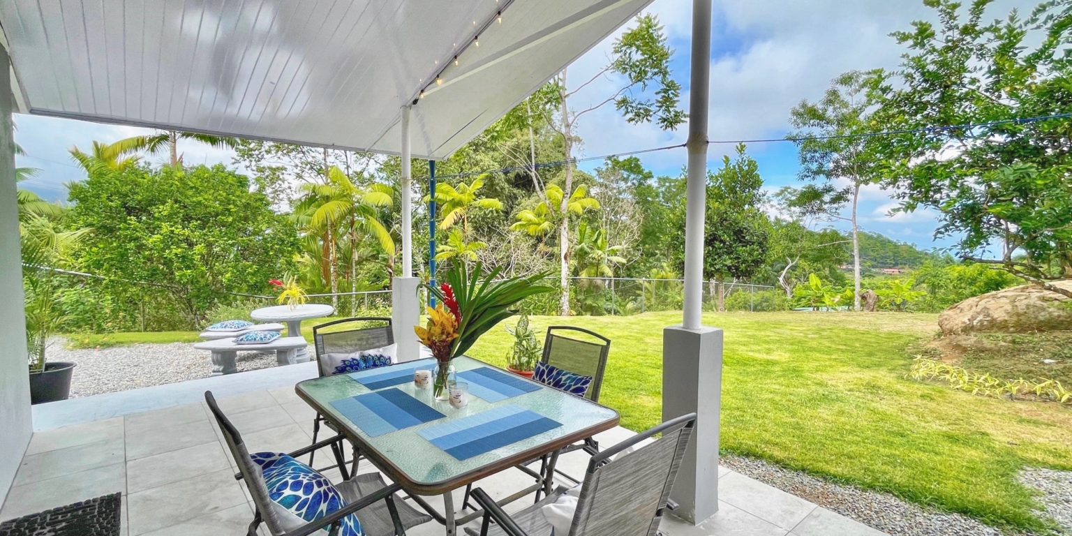 5 Renovated 2-Bedroom Home with Mountain Views & Small Ocean View, Easy Access with Commercial or Residential Usage Ready to Move in Tinamastes Costa Rica
