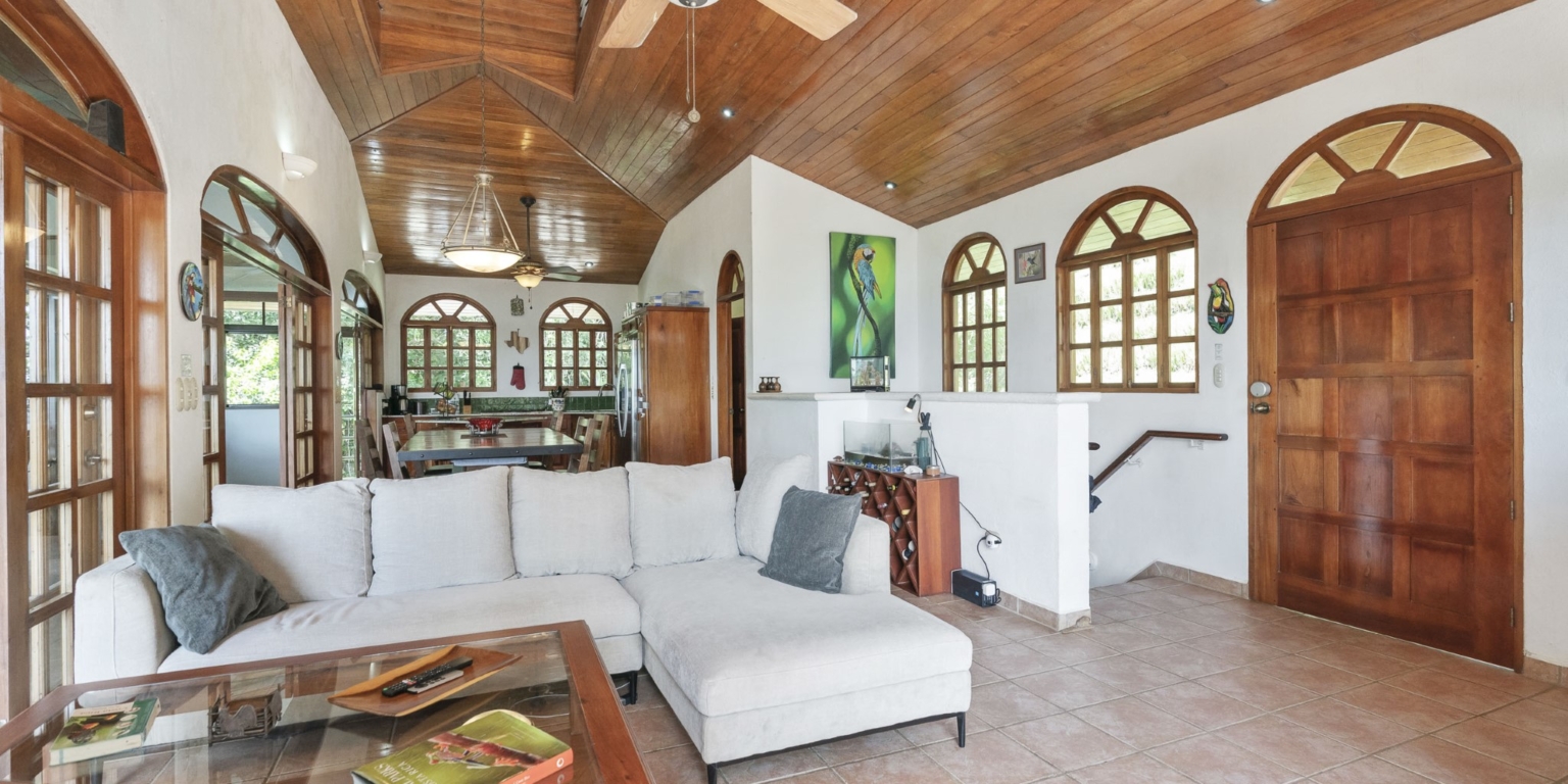 Casa ZigMar_6 Ocean View 2-Bedroom with Pool, Solid Construction & Jungle Vibe plus Additional Building Lot in Lagunas above Dominical Costa Rica