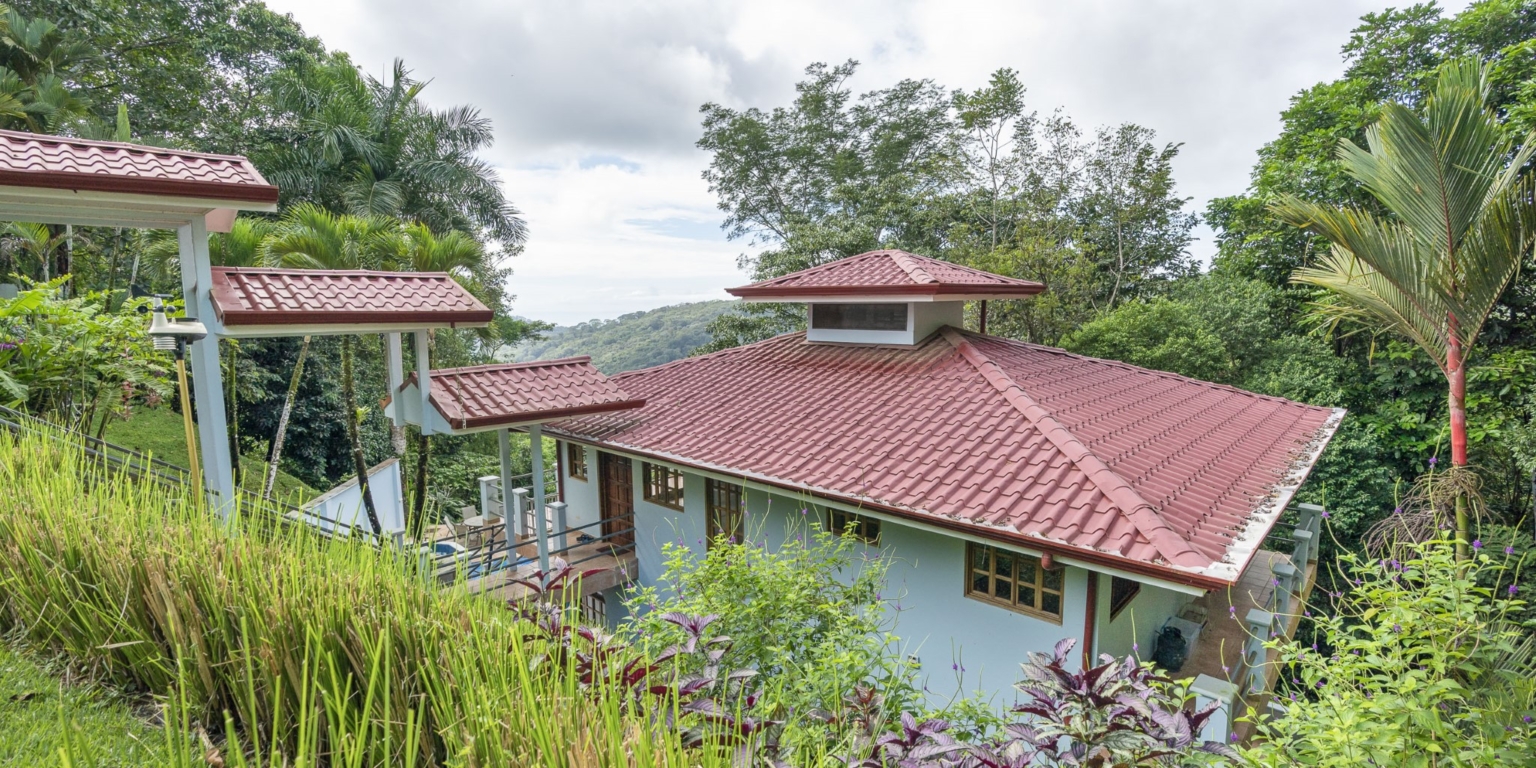 Casa ZigMar_3 Ocean View 2-Bedroom with Pool, Solid Construction & Jungle Vibe plus Additional Building Lot in Lagunas above Dominical Costa Rica