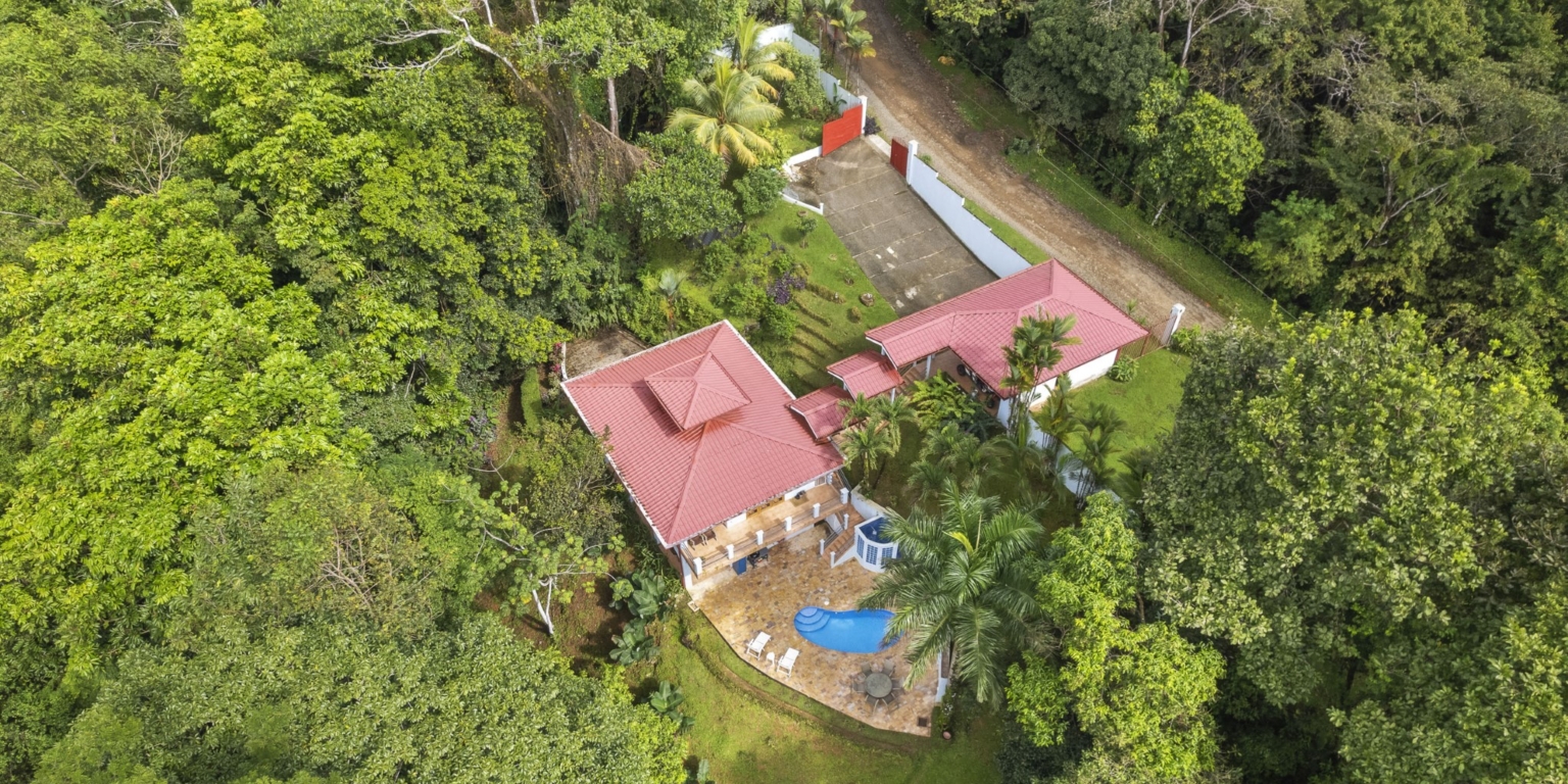 Casa ZigMar_36 Ocean View 2-Bedroom with Pool, Solid Construction & Jungle Vibe plus Additional Building Lot in Lagunas above Dominical Costa Rica