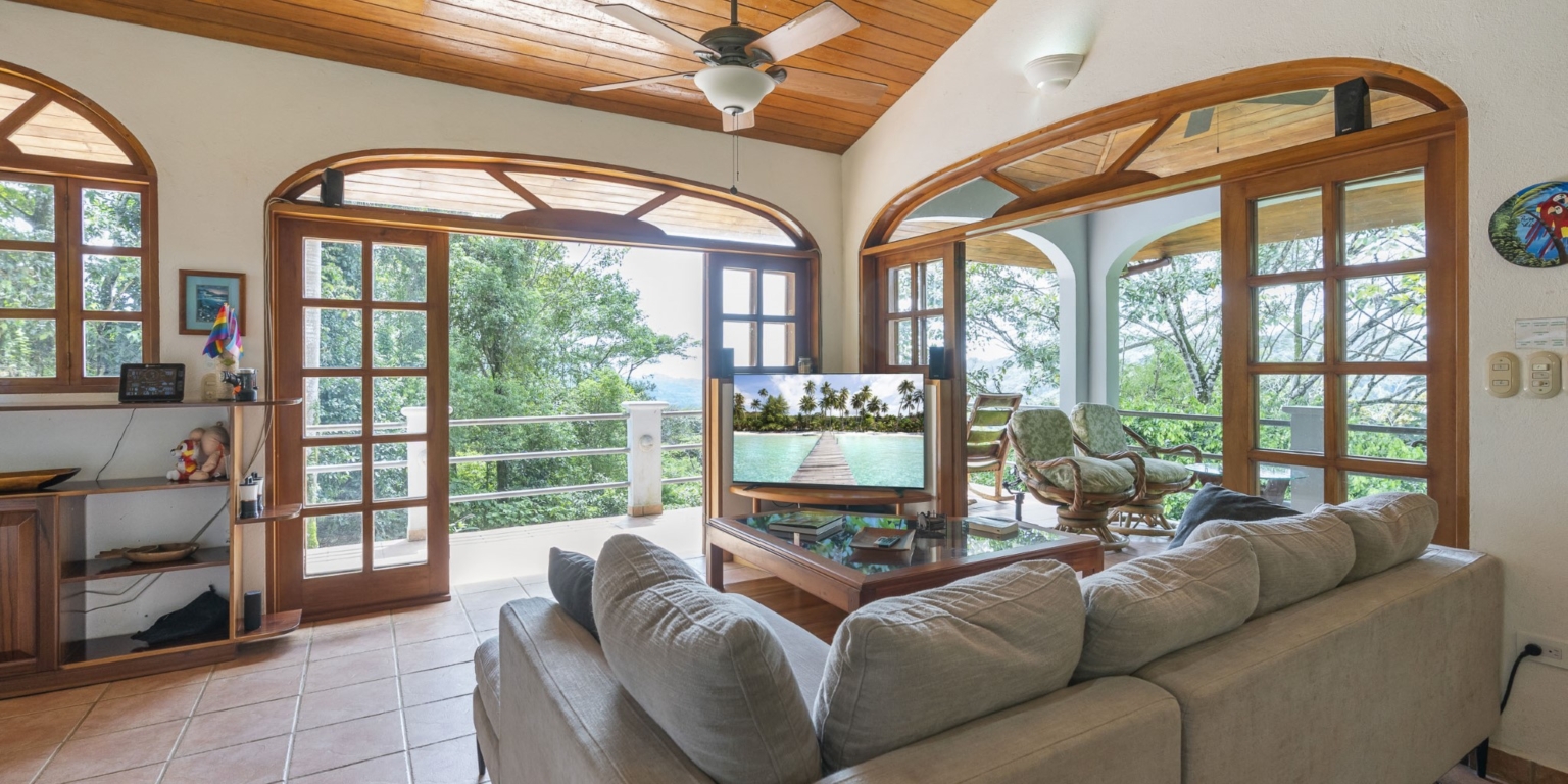 Casa ZigMar_7 Ocean View 2-Bedroom with Pool, Solid Construction & Jungle Vibe plus Additional Building Lot in Lagunas above Dominical Costa Rica