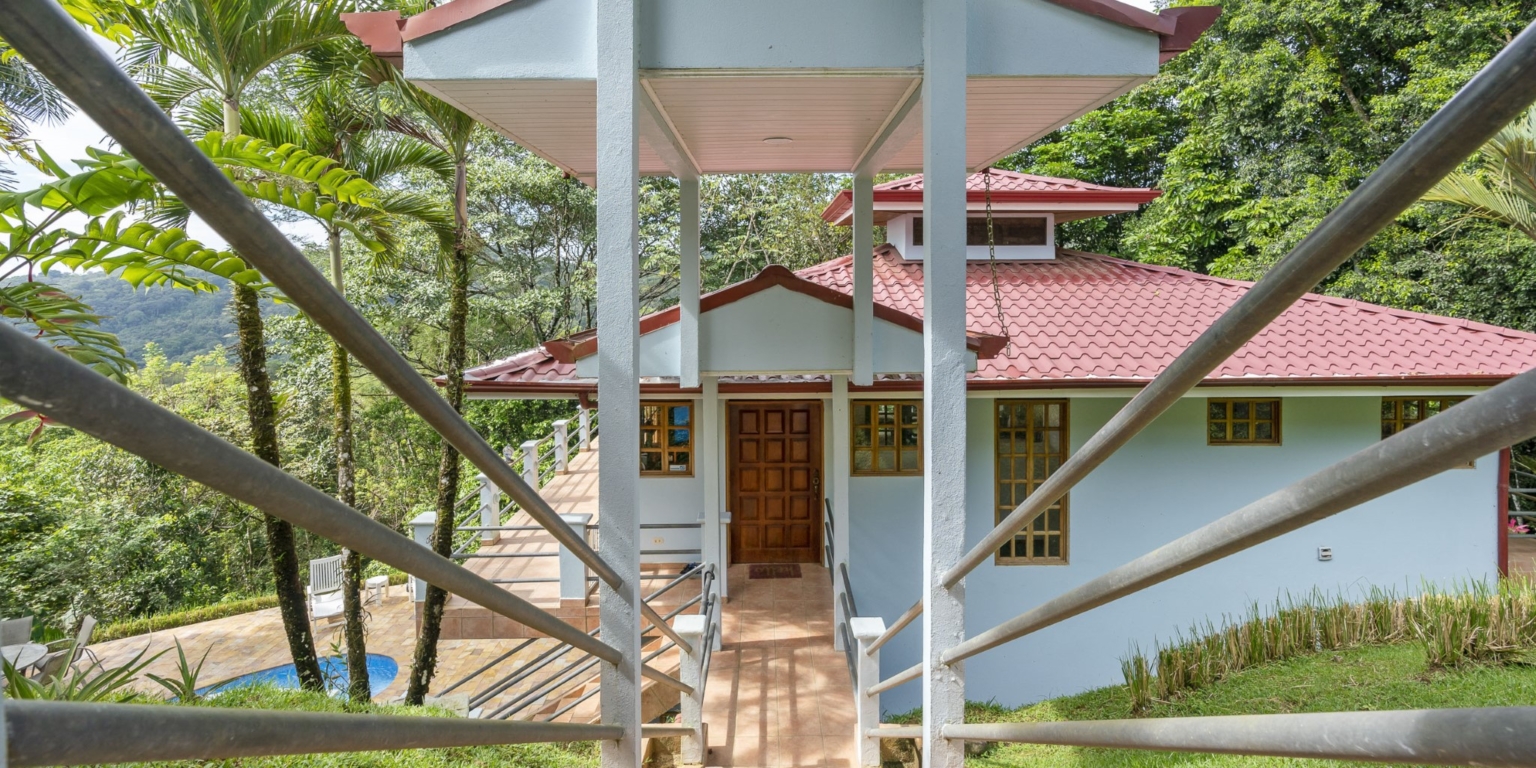 Casa ZigMar_4 Ocean View 2-Bedroom with Pool, Solid Construction & Jungle Vibe plus Additional Building Lot in Lagunas above Dominical Costa Rica