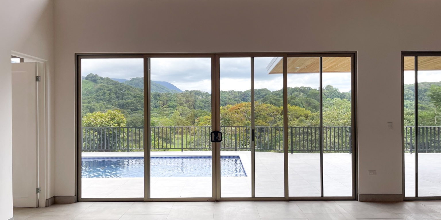 Brand New, Big Mountain View 3-Bedroom Home with Pool in Ojochal Costa Rica