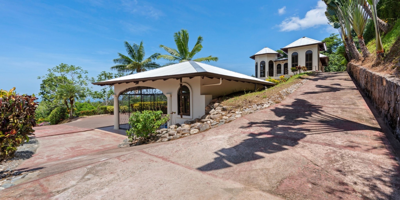 Ojochal Estate Home and Property_49 Fully Renovated Ocean-View Estate Home with Pool, Guesthouse & Caretaker Cottage with Waterfall in Phase 4 Ojochal Costa Rica