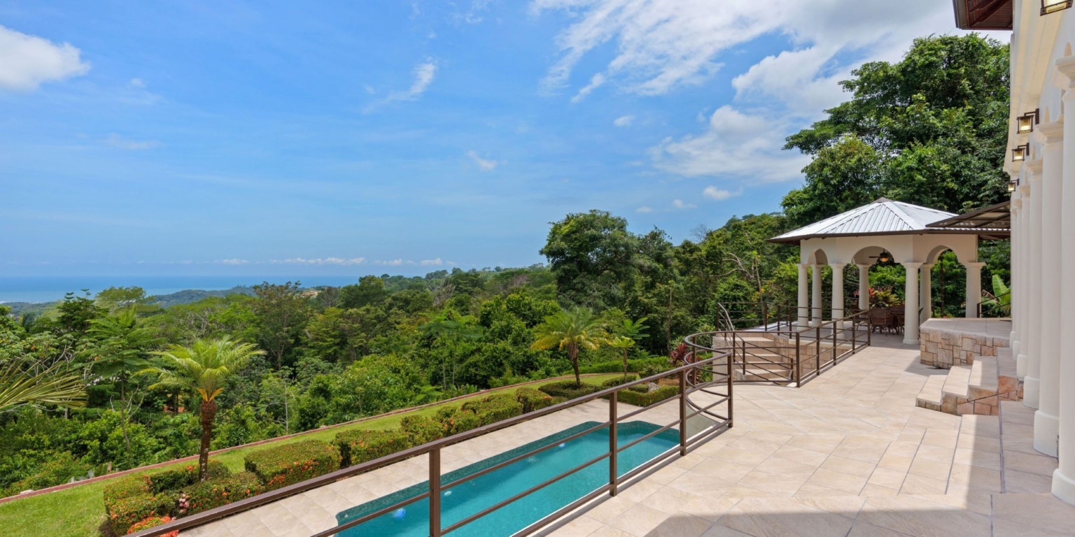 Ojochal Estate Home and Property_21 Fully Renovated Ocean-View Estate Home with Pool, Guesthouse & Caretaker Cottage with Waterfall in Phase 4 Ojochal Costa Rica