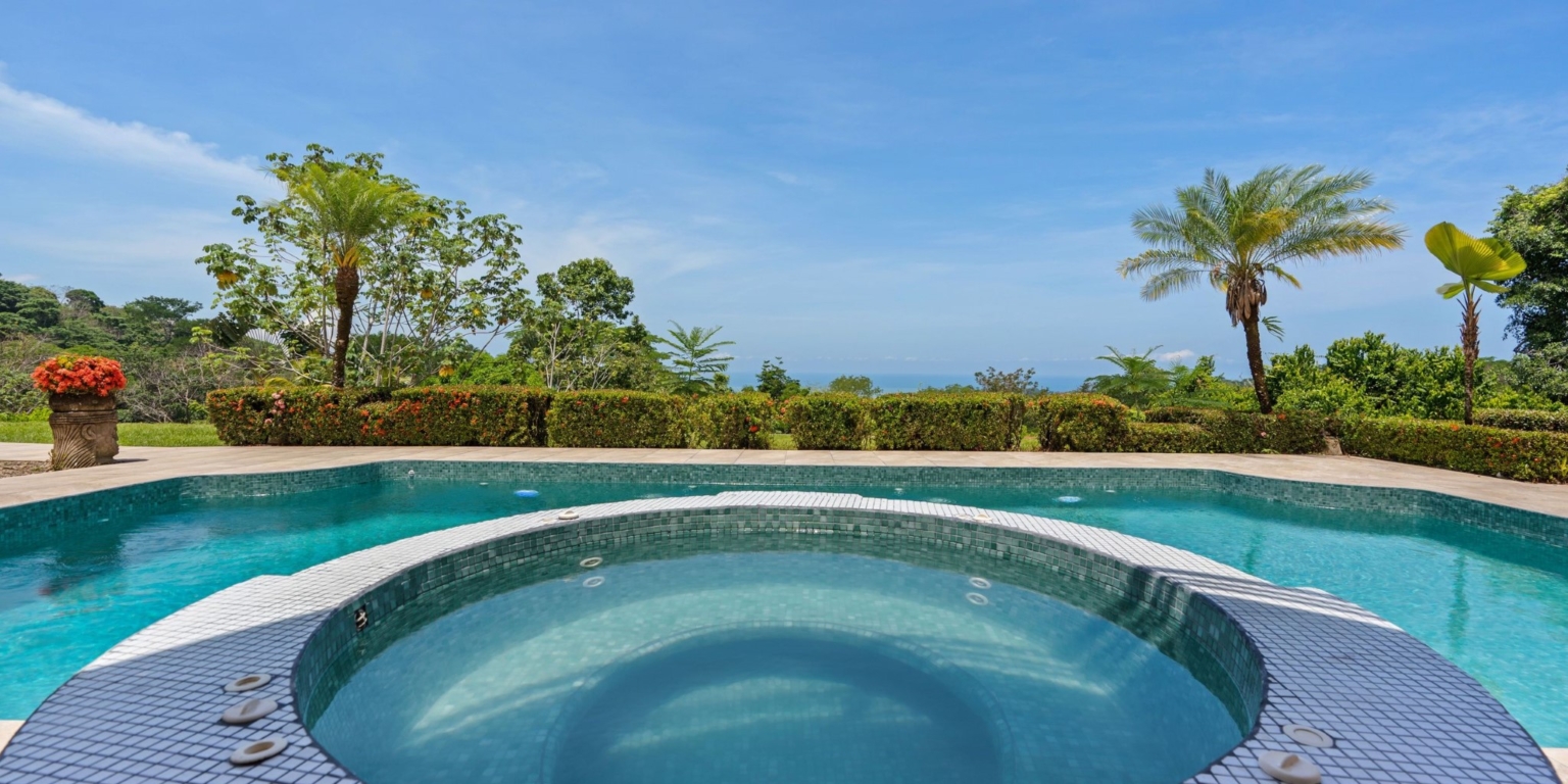 Ojochal Estate Home and Property_17 Fully Renovated Ocean-View Estate Home with Pool, Guesthouse & Caretaker Cottage with Waterfall in Phase 4 Ojochal Costa Rica