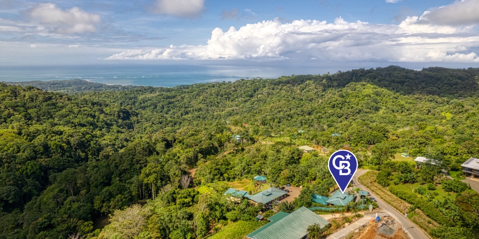 Location-2 Amazing Whale’s Tail & Ocean View 2-Bedroom Home with Perfect Tropical Living with Easy Access in Uvita Costa Rica