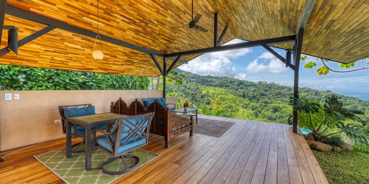 Home-14 Amazing Whale’s Tail & Ocean View 2-Bedroom Home with Perfect Tropical Living with Easy Access in Uvita Costa Rica