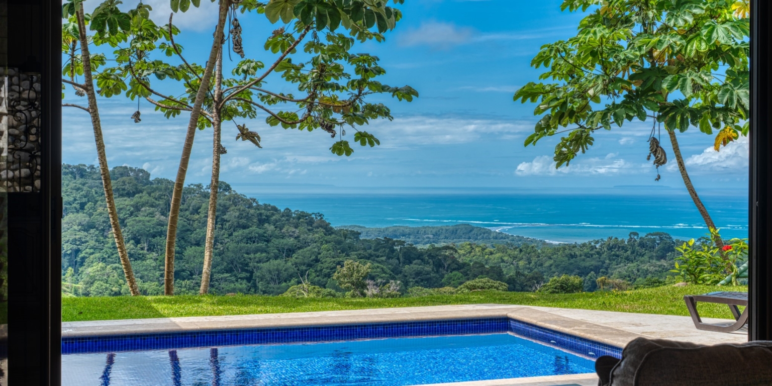 Home-39 Amazing Whale’s Tail & Ocean View 2-Bedroom Home with Perfect Tropical Living with Easy Access in Uvita Costa Rica