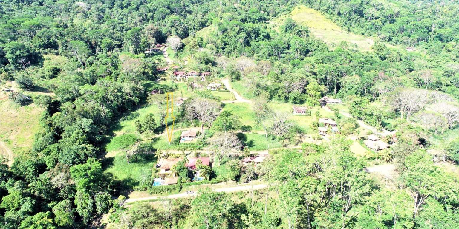 Large Corner Ocean View Lot in a Well-Established Gated Community of Touristico Tortuga Phase 6 in Ojochal Costa Rica