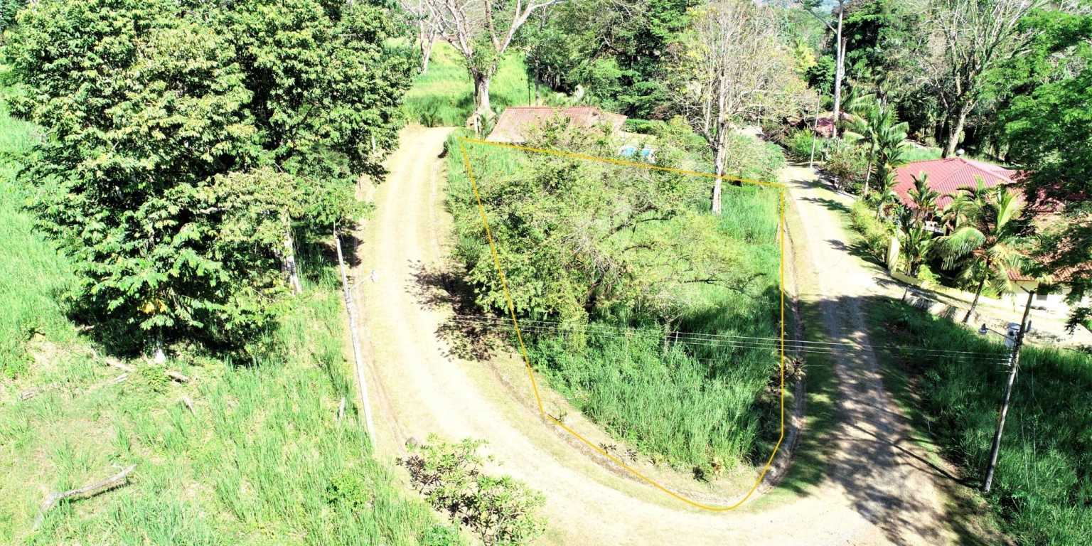 Large Corner Ocean View Lot in a Well-Established Gated Community of Touristico Tortuga Phase 6 in Ojochal Costa Rica
