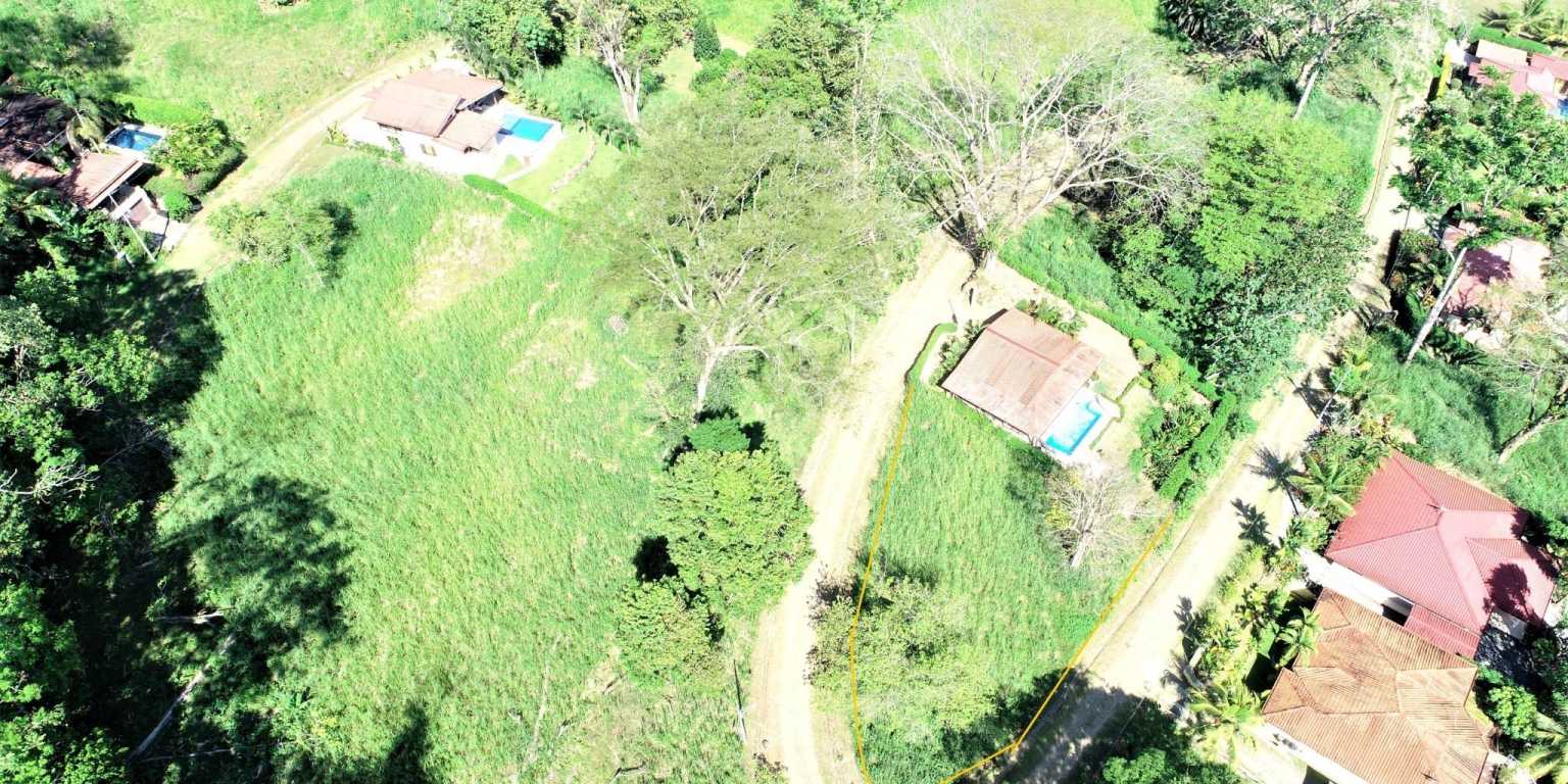 Large Corner Ocean View Lot in a Well-Established Gated Community of Touristico Tortuga Phase 6 in Ojochal Costa Rica