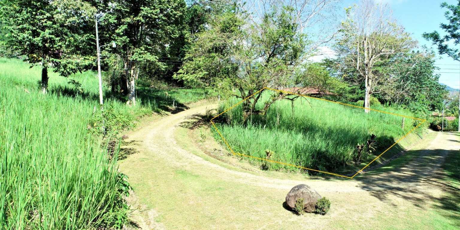 Large Corner Ocean View Lot in a Well-Established Gated Community of Touristico Tortuga Phase 6 in Ojochal Costa Rica
