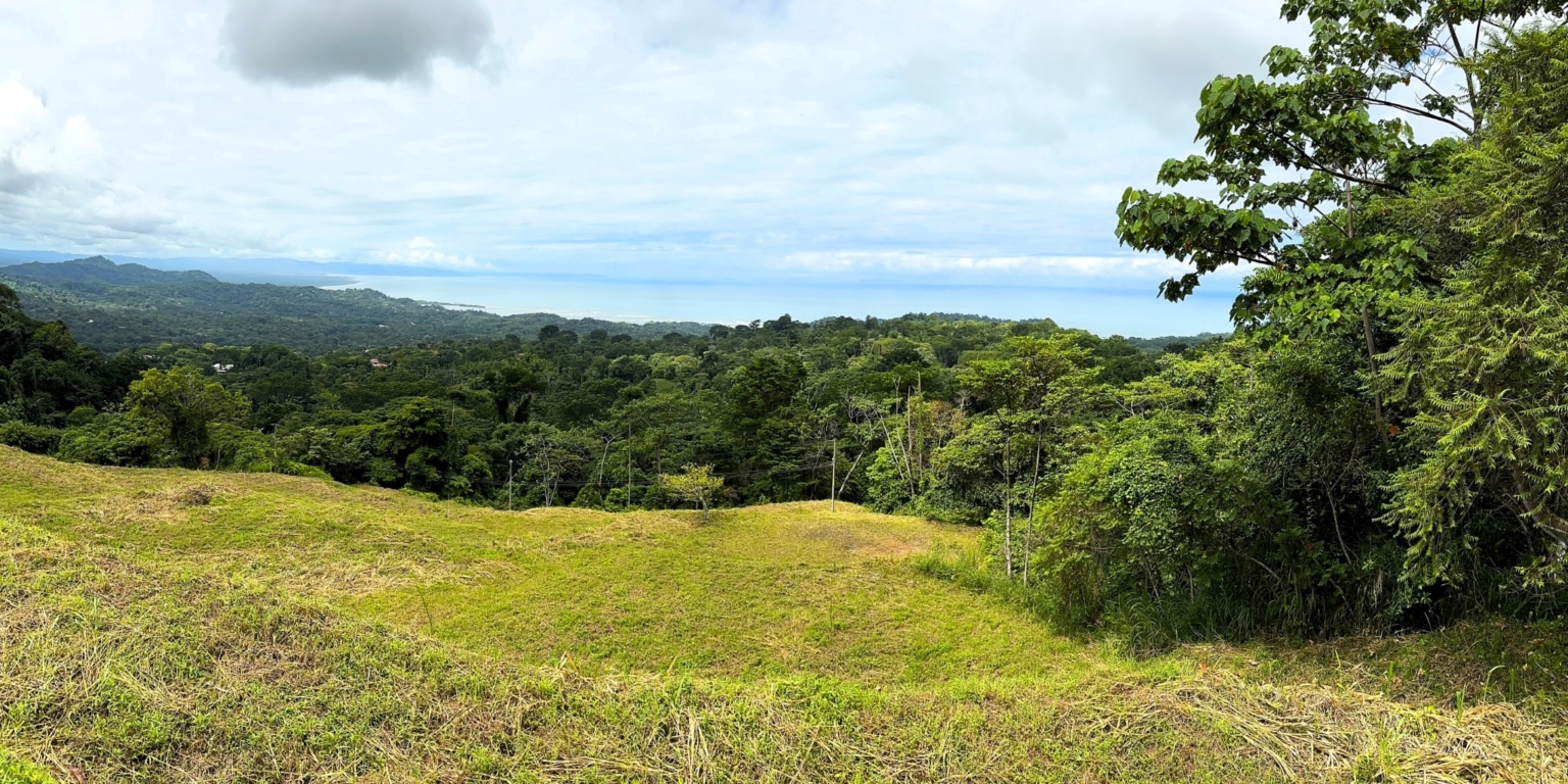 Safe & Private Building Lot in a Gated Community with Incredible Ocean Views & Legal Water in Turistico Tortuga Phase 6 in Ojochal Costa Rica