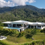 Elegant, Modern Style 4-Bedroom Home with Two Separate Wings & 360-Decree Views on 2.7 Acres of Land in Ojochal, Costa Rica
