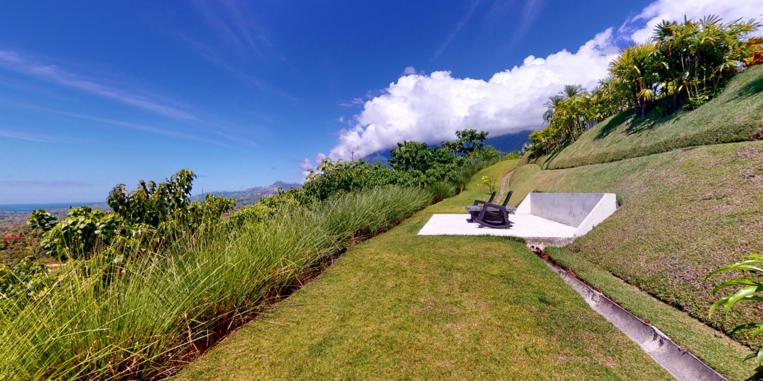Elegant, Modern Style 4-Bedroom Home with Two Separate Wings & 360-Decree Views on 2.7 Acres of Land in Ojochal, Costa Rica