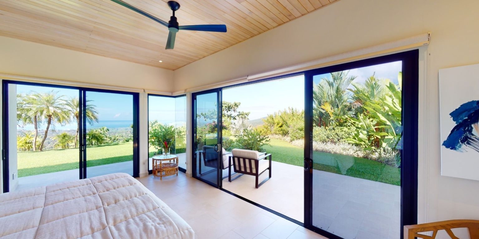 Elegant, Modern Style 4-Bedroom Home with Two Separate Wings & 360-Decree Views on 2.7 Acres of Land in Ojochal, Costa Rica