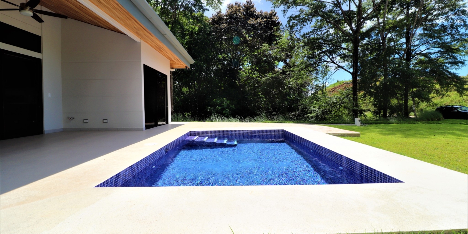 1 (37) Brand New 3-Bedroom Home with Pool in Gated Community in Chontales Costa Rica