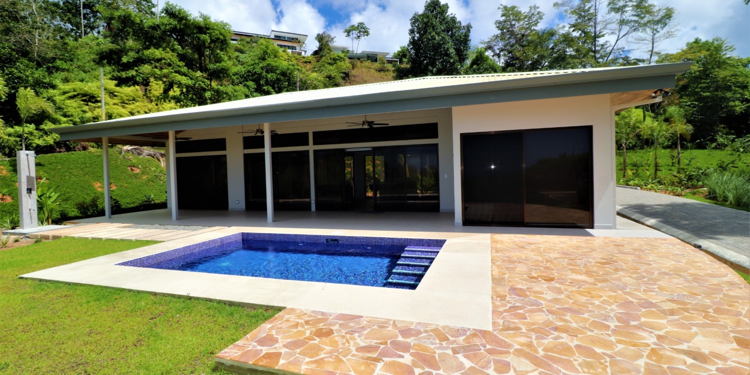 1 (1) Brand New 3-Bedroom Home with Pool in Gated Community in Chontales Costa Rica