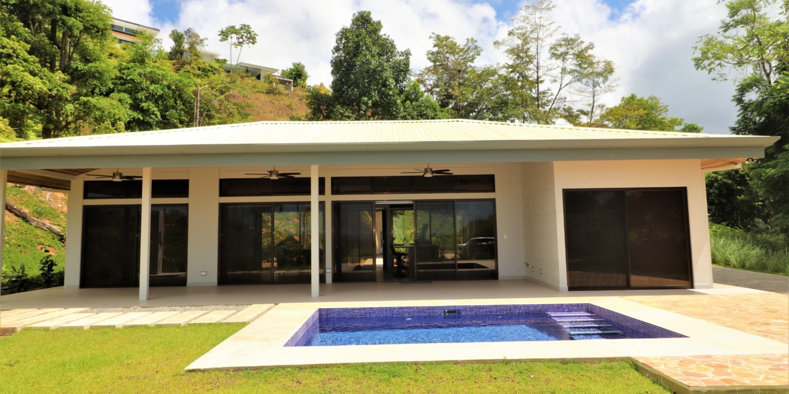 1 (2) Brand New 3-Bedroom Home with Pool in Gated Community in Chontales Costa Rica