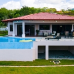 Sunset Ocean View Home with Big Pool & Beautiful Landscaping in Premier Development in Chontales Costa Rica