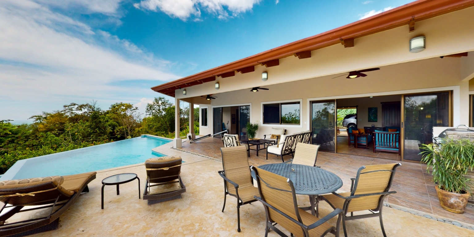 Sunset Ocean View Home with Big Pool & Beautiful Landscaping in Premier Development in Chontales Costa Rica Sunset Ocean View Home with Big Pool & Beautiful Landscaping in Premier Development in Chontales Costa Rica