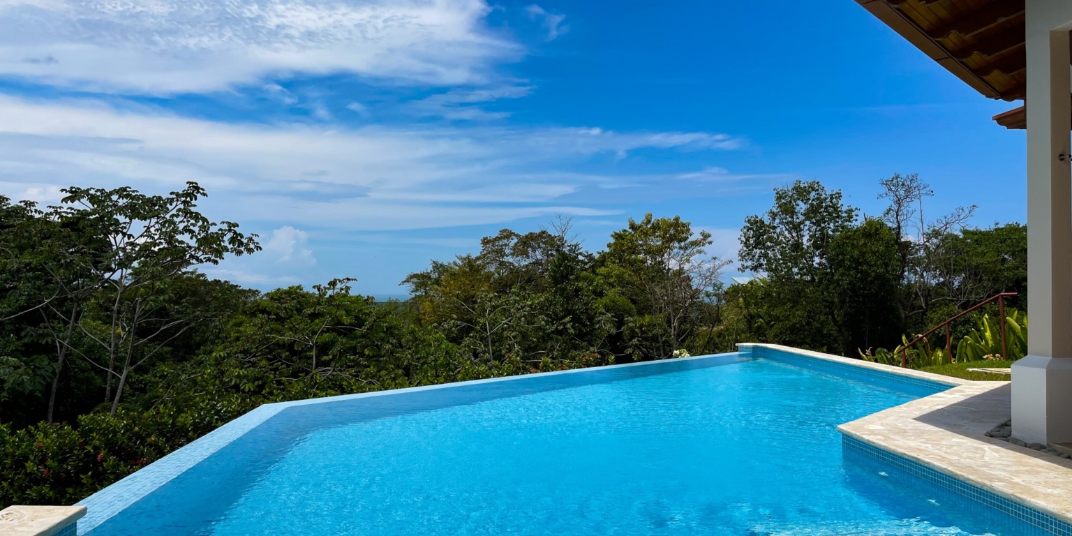 Sunset Ocean View Home with Big Pool & Beautiful Landscaping in Premier Development in Chontales Costa Rica Sunset Ocean View Home with Big Pool & Beautiful Landscaping in Premier Development in Chontales Costa Rica