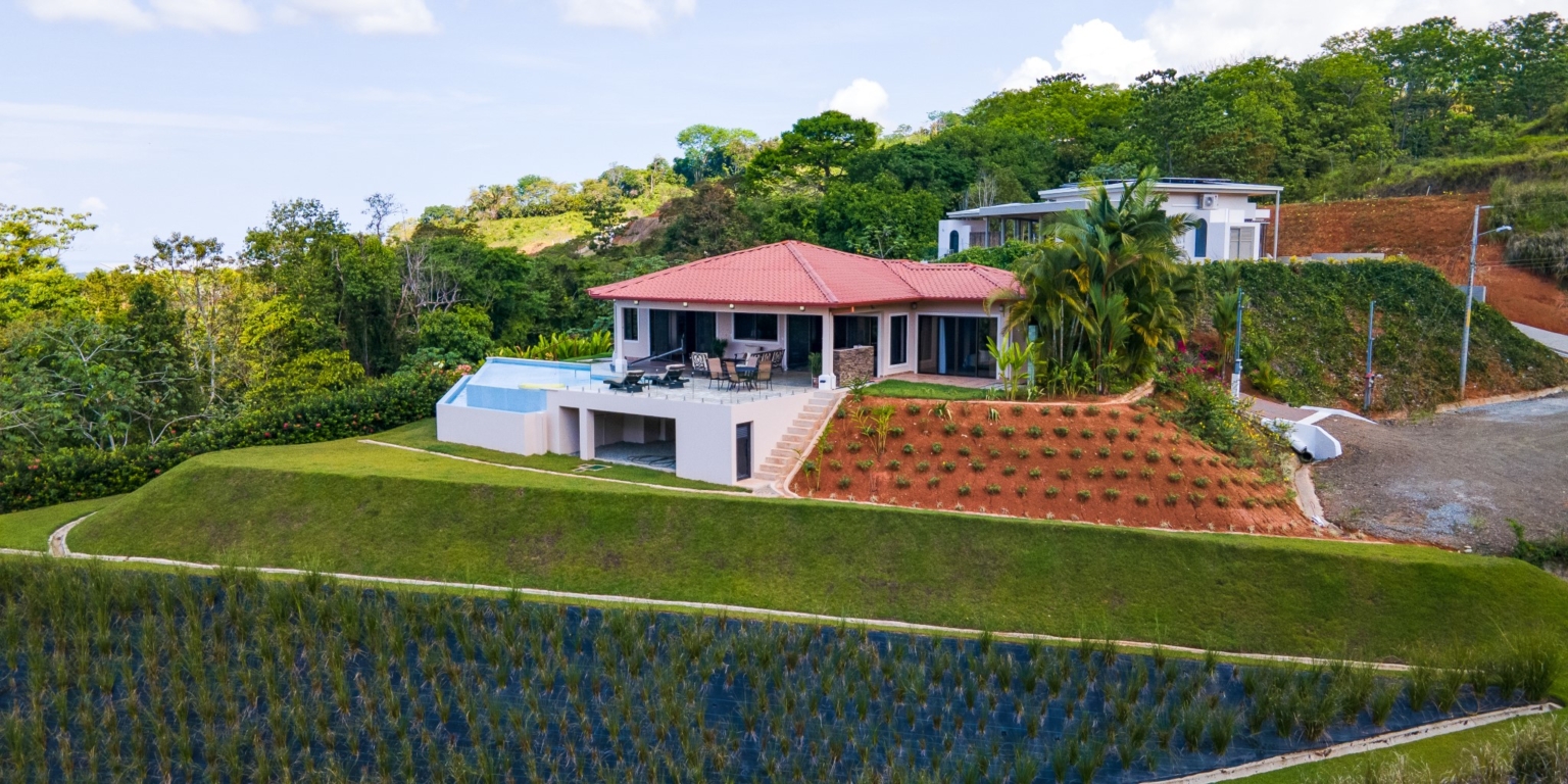 Sunset Ocean View Home with Big Pool & Beautiful Landscaping in Premier Development in Chontales Costa Rica Sunset Ocean View Home with Big Pool & Beautiful Landscaping in Premier Development in Chontales Costa Rica