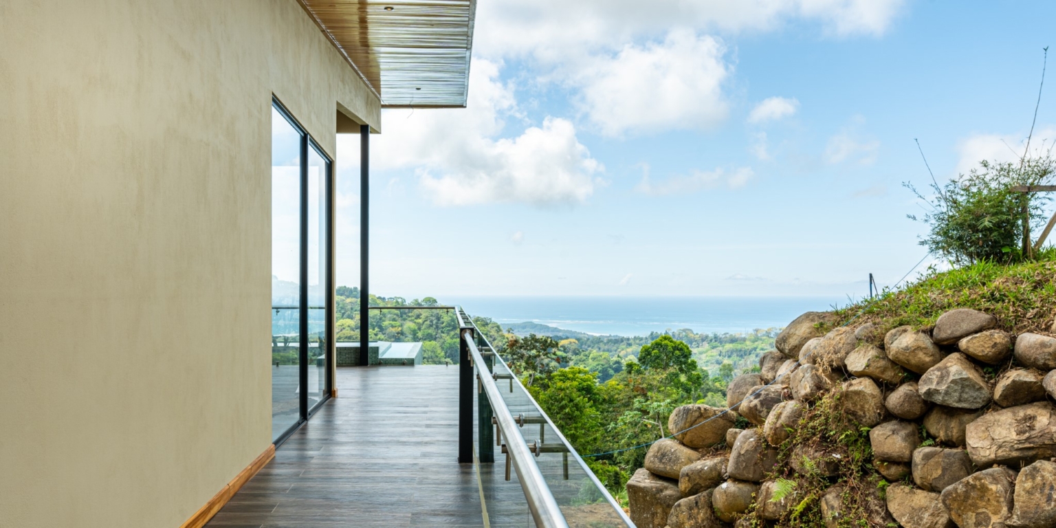 DSC09399-HDR Amazing Brand New Whale’s Tail & Ocean View 3-Bedroom Home in San Josesito above Uvita Costa Rica