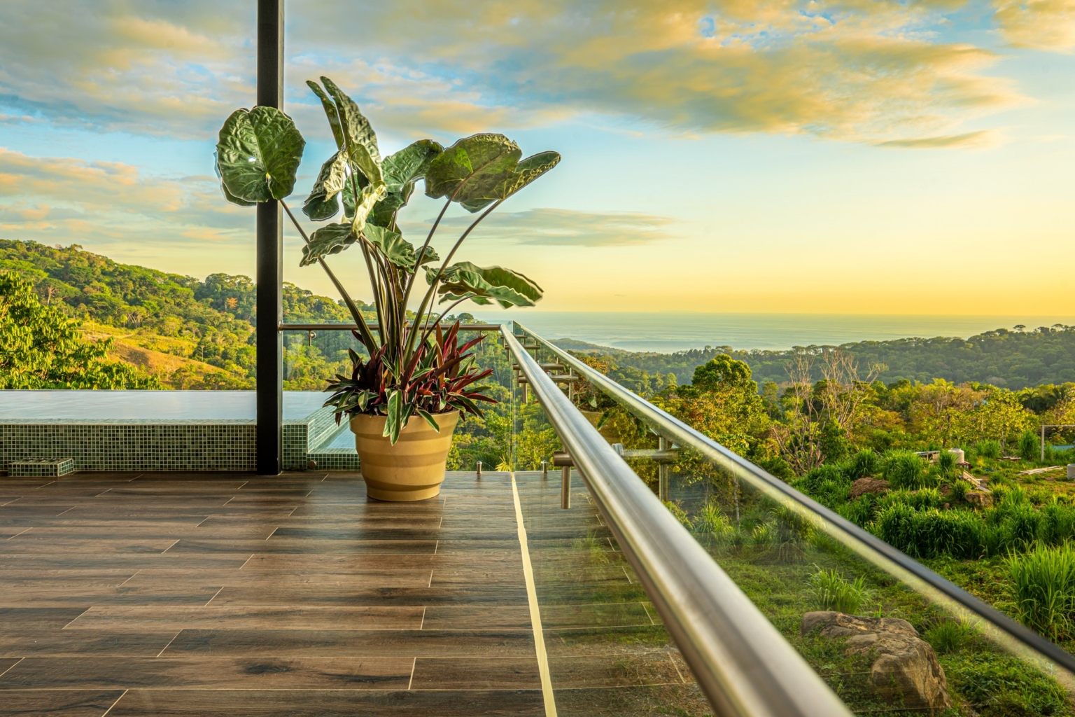 DSC06386-HDR Amazing Brand New Whale’s Tail & Ocean View 3-Bedroom Home in San Josesito above Uvita Costa Rica