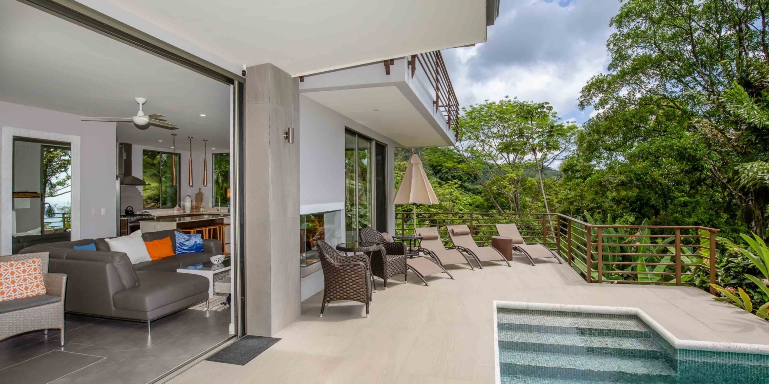 blue-chip-ocean-views-pinuela-maravilla-22 Spacious 3-Bedroom Home Plus Guesthouse & Big Ocean Views above Pinuelas Beach near Ojochal Costa Rica