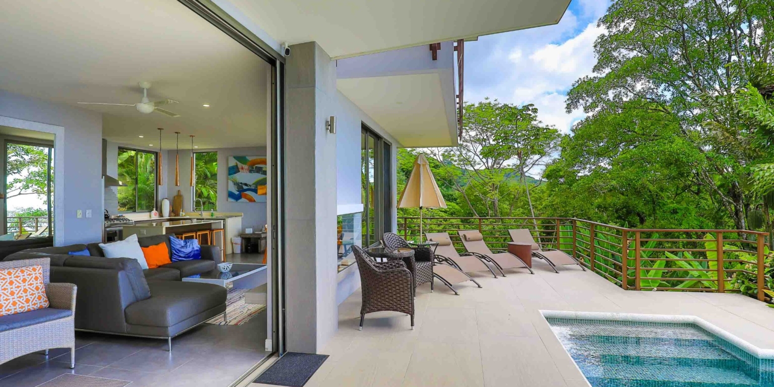 blue-chip-ocean-views-pinuela-maravilla-27 Spacious 3-Bedroom Home Plus Guesthouse & Big Ocean Views above Pinuelas Beach near Ojochal Costa Rica